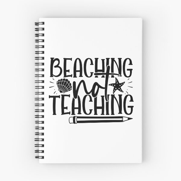 Item preview, Beaching not teaching designed and sold by purpleblobart.