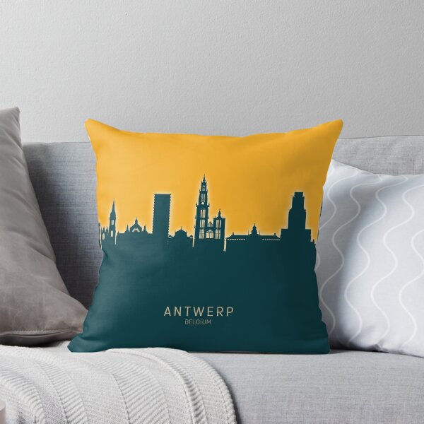Item preview, Antwerp Belgium Skyline designed and sold by ArtPrints.