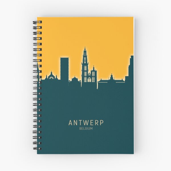 Item preview, Antwerp Belgium Skyline designed and sold by ArtPrints.