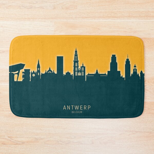 Item preview, Antwerp Belgium Skyline designed and sold by ArtPrints.