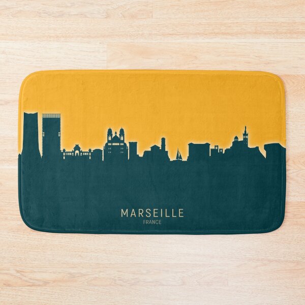 Item preview, Marseille France Skyline designed and sold by ArtPrints.