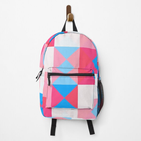 Item preview, Ogun - Abstract Colorful Pink Blue Art Pattern designed and sold by Retro-Rocket.