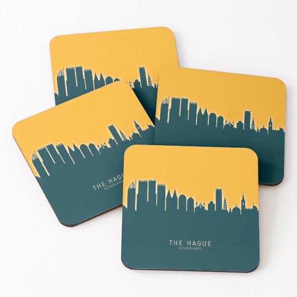 Item preview, The Hague Netherlands Skyline designed and sold by ArtPrints.