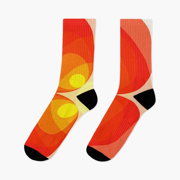 Item preview, Gunda - Abstract Colorful Orange Retro Art Pattern designed and sold by Retro-Rocket.