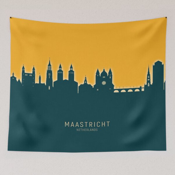 Item preview, Maastricht The Netherlands Skyline designed and sold by ArtPrints.