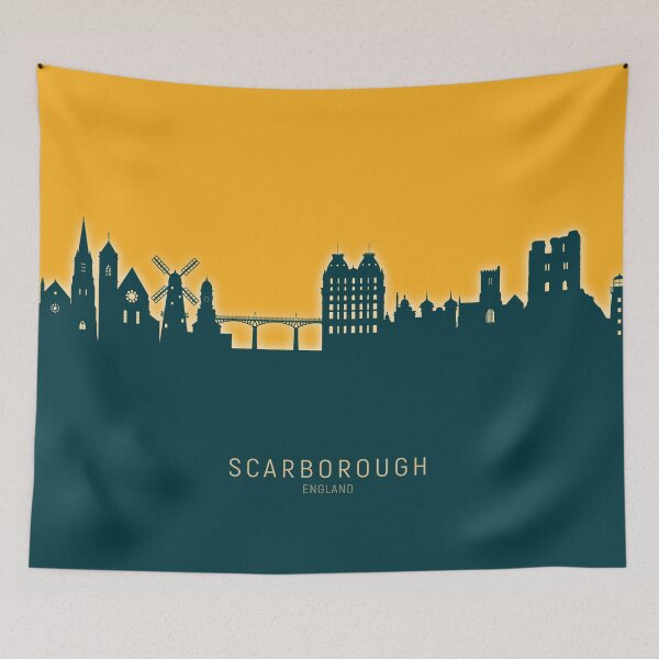 Item preview, Scarborough England Skyline designed and sold by ArtPrints.