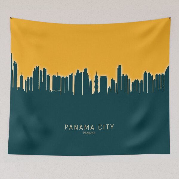 Artikelvorschau, Panama City Skyline entworfen und verkauft von ArtPrints.