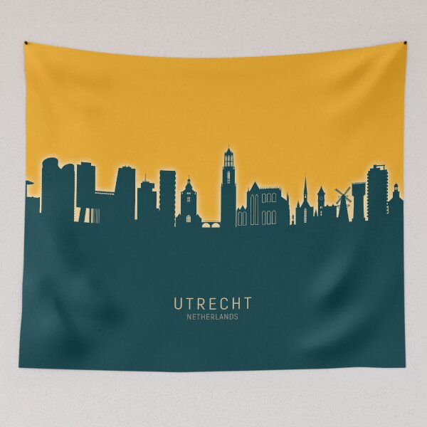 Item preview, Utrecht The Netherlands Skyline designed and sold by ArtPrints.