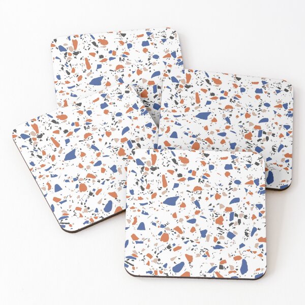 Item preview, Terrazzo Blue & Orange designed and sold by karspaul.