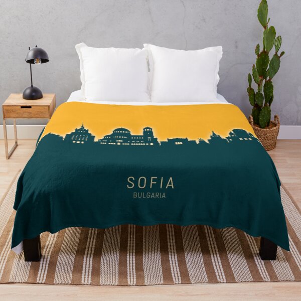 Item preview, Sofia Bulgaria Skyline designed and sold by ArtPrints.