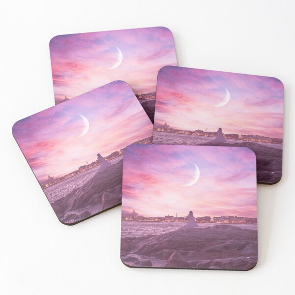 Item preview, aesthetic cloudy sunset designed and sold by Trigonal-art.