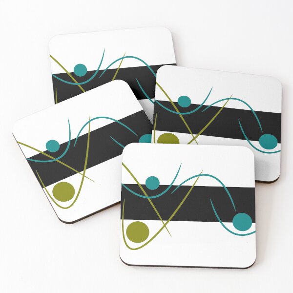 Item preview, Basic Range Rhythm - Green and Blue designed and sold by DesignByMartinH.