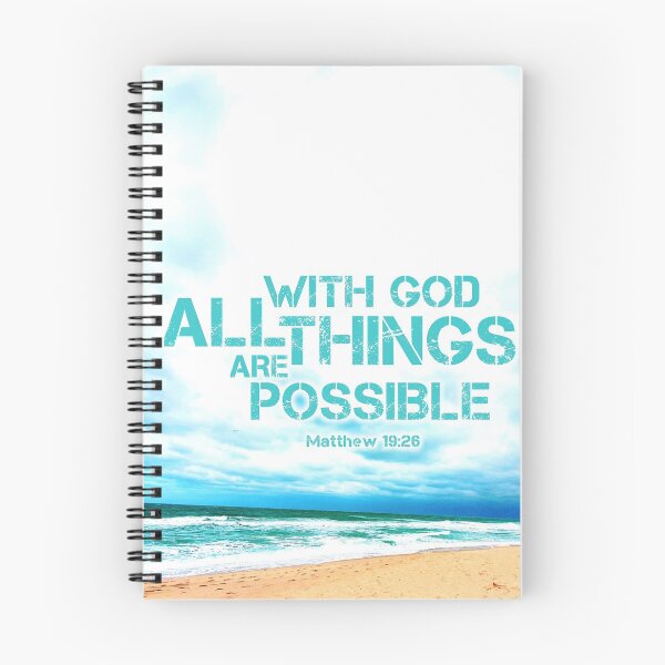 Item preview, With God, All Things Are Possible (With Text) Matthew 19:26 designed and sold by IgniteWithin.