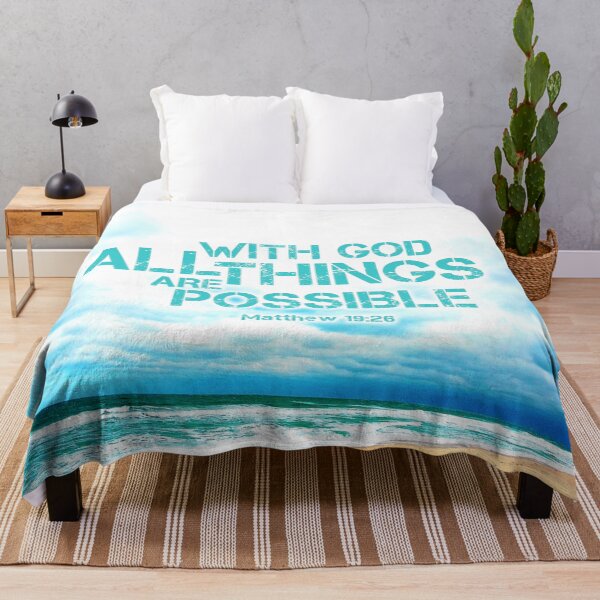 Item preview, With God, All Things Are Possible (With Text) Matthew 19:26 designed and sold by IgniteWithin.