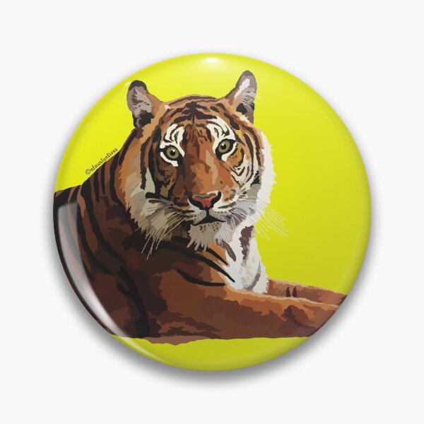 Item preview, Sumatran Tiger Portrait (Panthera tigris sumatrae) designed and sold by Alawstrations.