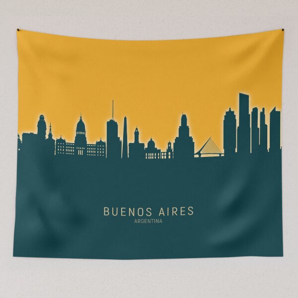 Item preview, Buenos Aires Argentina Skyline designed and sold by ArtPrints.