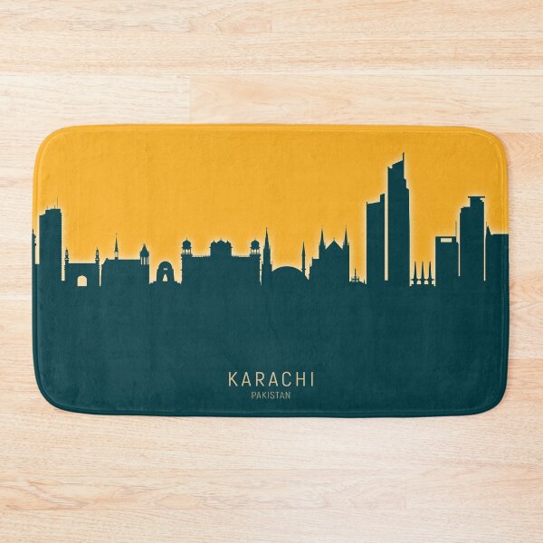 Item preview, Karachi Pakistan Skyline designed and sold by ArtPrints.
