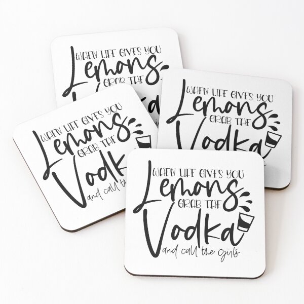Item preview, When life gives you lemons grab the vodka and call the girls designed and sold by purpleblobart.
