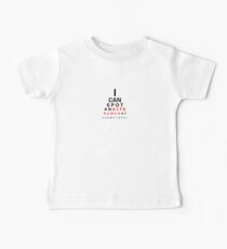 Alfa Romeo Eyechart Baby Tee