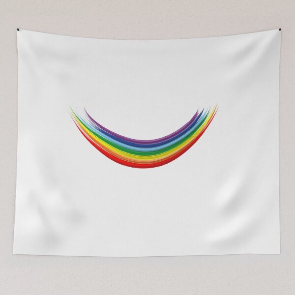 Item preview, Rainbow Happy Smile Design - Happy Pride Merch to Show Your Support and Love to the LGBT Community designed and sold by WG-Factory.