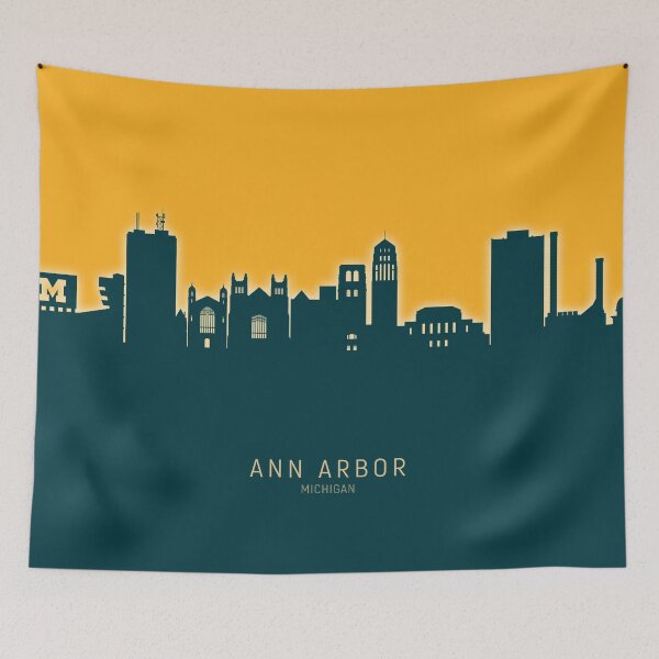 Item preview, Ann Arbor Michigan Skyline designed and sold by ArtPrints.