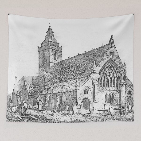 Item preview, Medieval Church designed and sold by AM FineArtPrints.