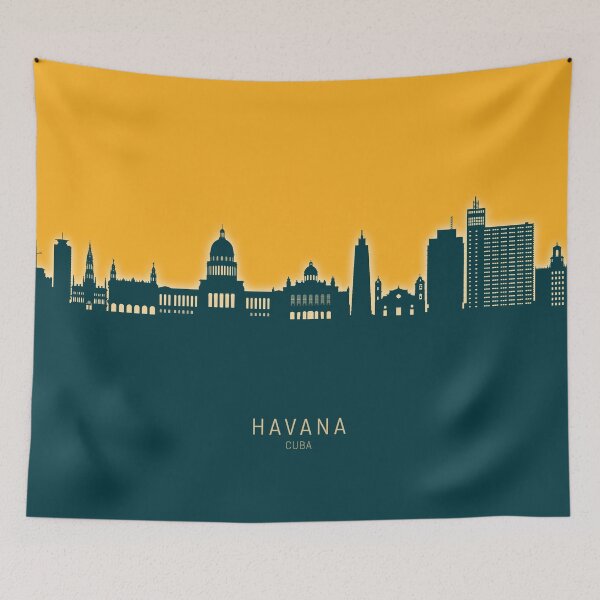 Item preview, Havana Cuba Skyline designed and sold by ArtPrints.