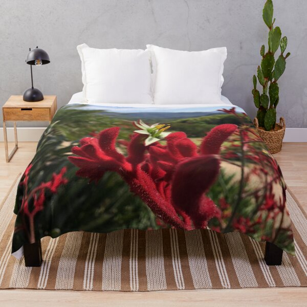 Item preview, Kangaroo Paw Flower Australian Nature Photography Art Design designed and sold by NomYen ..