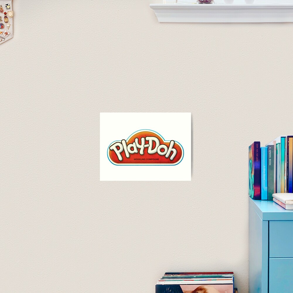"Vintage PlayDoh logo" Art Print by drubdrub Redbubble