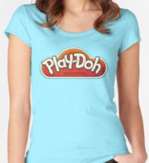 Vintage Play-Doh logo Women's Fitted Scoop T-Shirt