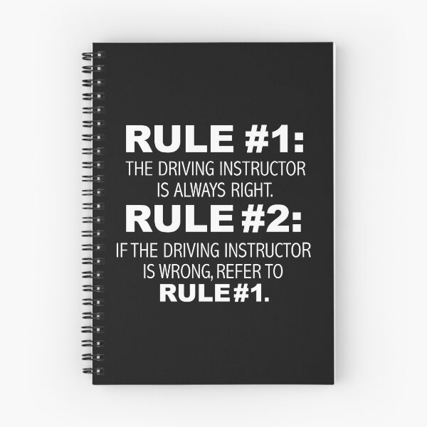 Item preview, Rules Driving Instructor is always right designed and sold by losttribe.