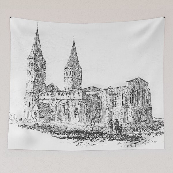 Item preview, St Mary's Church, Reculver designed and sold by AM FineArtPrints.