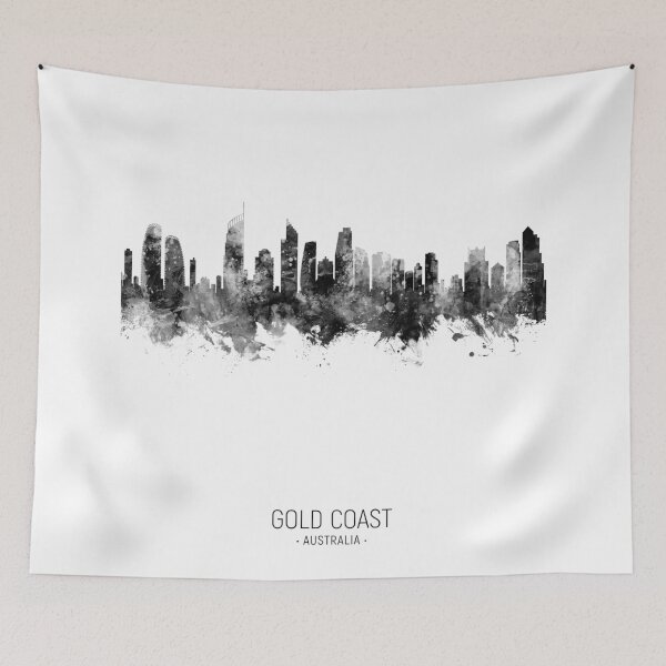 Item preview, Gold Coast Australia Skyline designed and sold by ArtPrints.