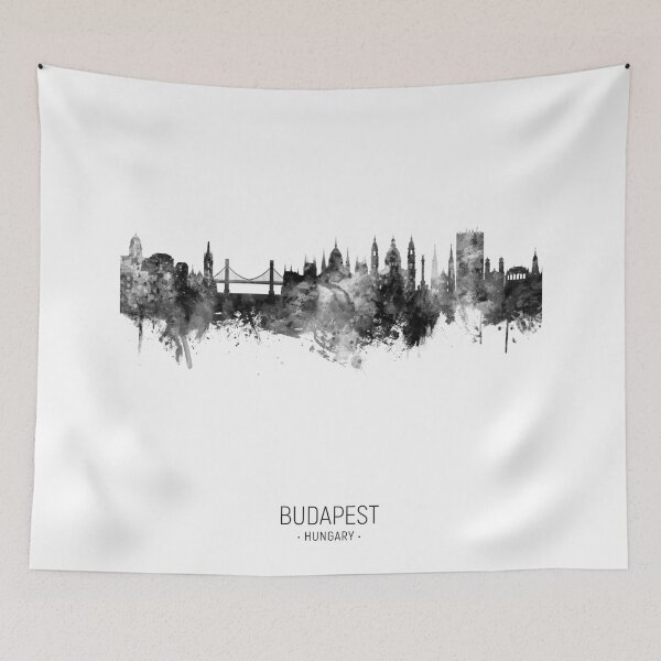 Item preview, Budapest Hungary Skyline designed and sold by ArtPrints.