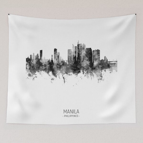 Item preview, Manila Philippines Skyline designed and sold by ArtPrints.