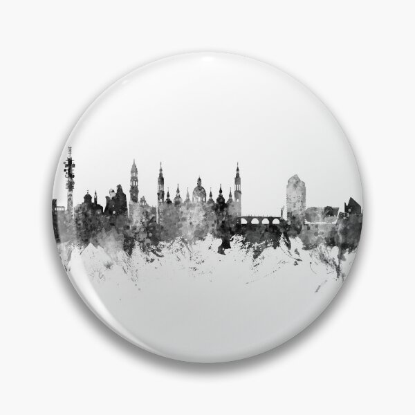 Item preview, Zaragoza Spain Skyline designed and sold by ArtPrints.