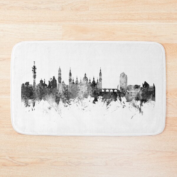 Item preview, Zaragoza Spain Skyline designed and sold by ArtPrints.