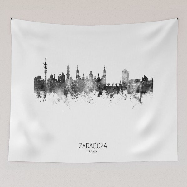 Item preview, Zaragoza Spain Skyline designed and sold by ArtPrints.