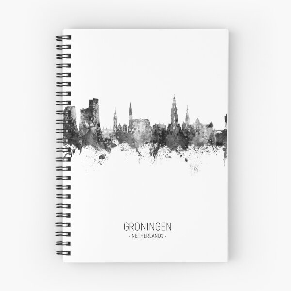 Item preview, Groningen The Netherlands Skyline designed and sold by ArtPrints.
