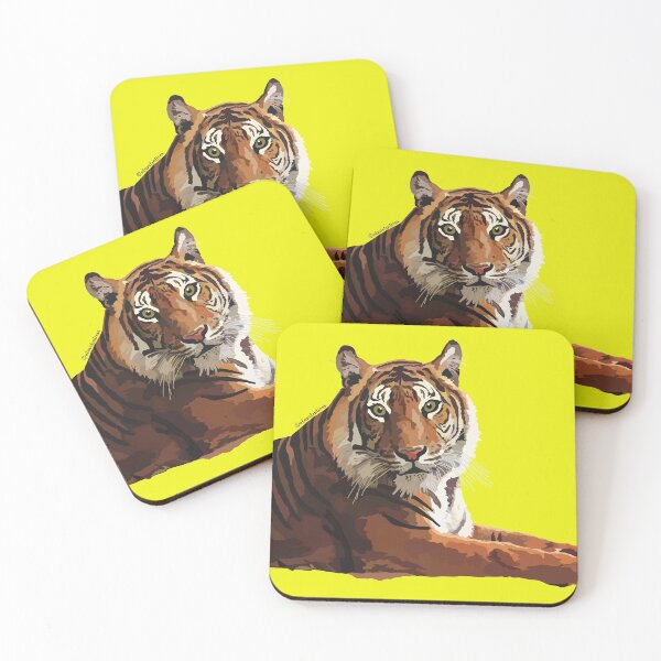 Item preview, Sumatran Tiger Portrait (Panthera tigris sumatrae) designed and sold by Alawstrations.