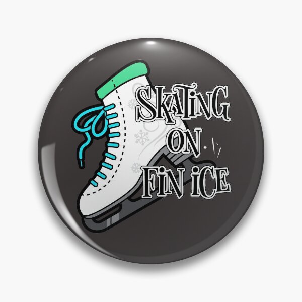 Item preview, Ice Skating on Fin Ice Sport Hobby Green Laces Stadion Gift designed and sold by TheAplus.