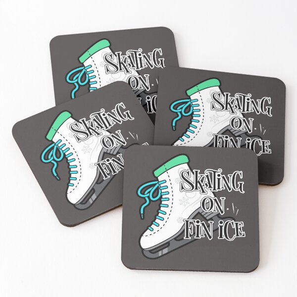 Item preview, Ice Skating on Fin Ice Sport Hobby Green Laces Stadion Gift designed and sold by TheAplus.