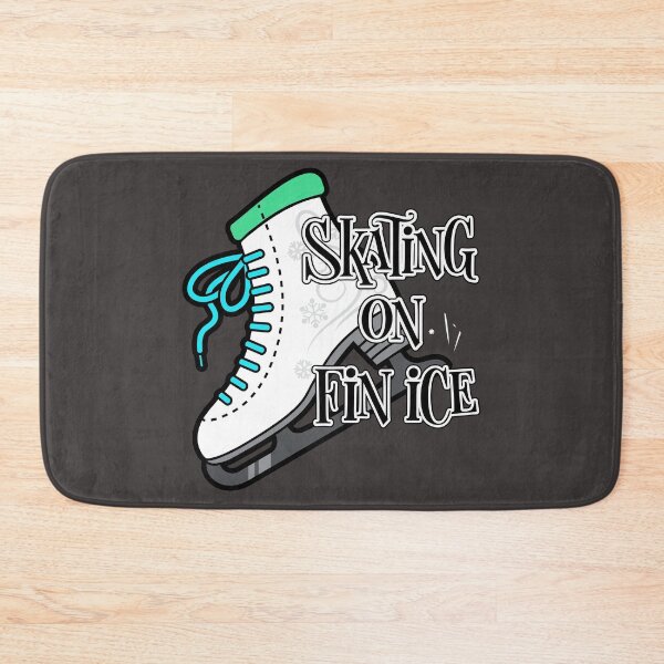 Item preview, Ice Skating on Fin Ice Sport Hobby Green Laces Stadion Gift designed and sold by TheAplus.