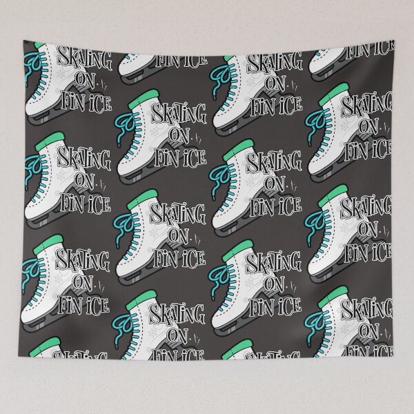 Item preview, Ice Skating on Fin Ice Sport Hobby Green Laces Stadion Gift designed and sold by TheAplus.