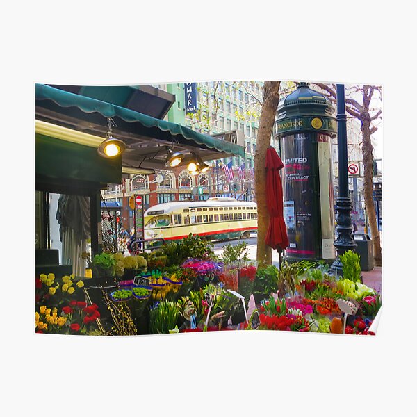 Trolley and the Flowers Poster