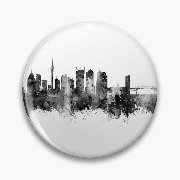 Item preview, Auckland New Zealand Skyline designed and sold by ArtPrints.