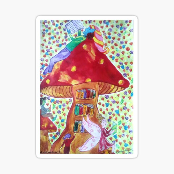 Mutlitrolls illustration colorée Sticker