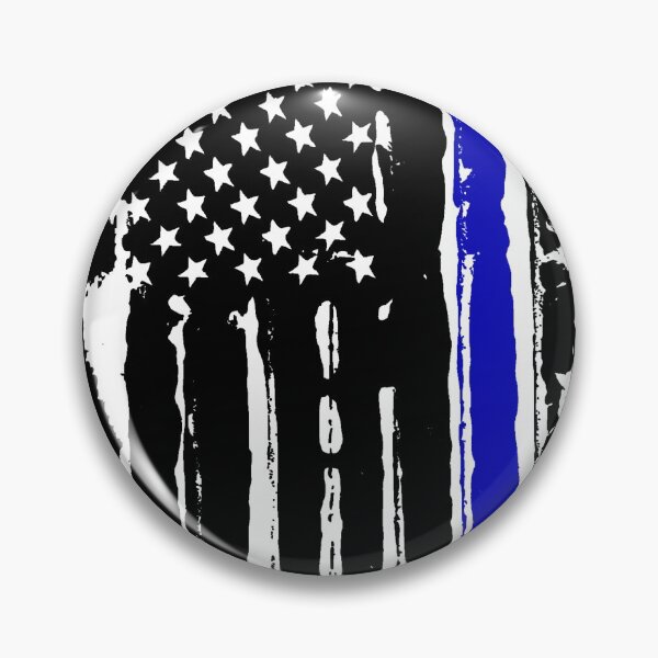 Item preview, I Back the Blue American Police Support Blue Line  designed and sold by tgulko.