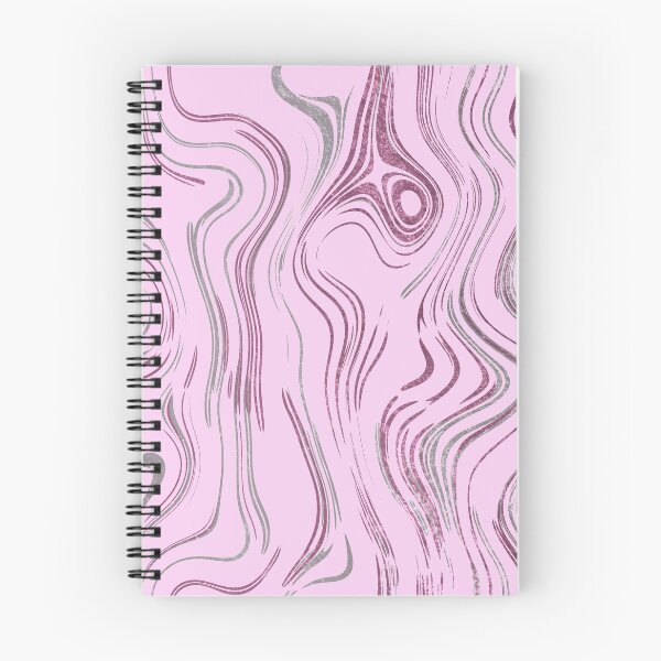 Item preview, Liquid Marble Swirls Pink Silver designed and sold by WisdomInspired.