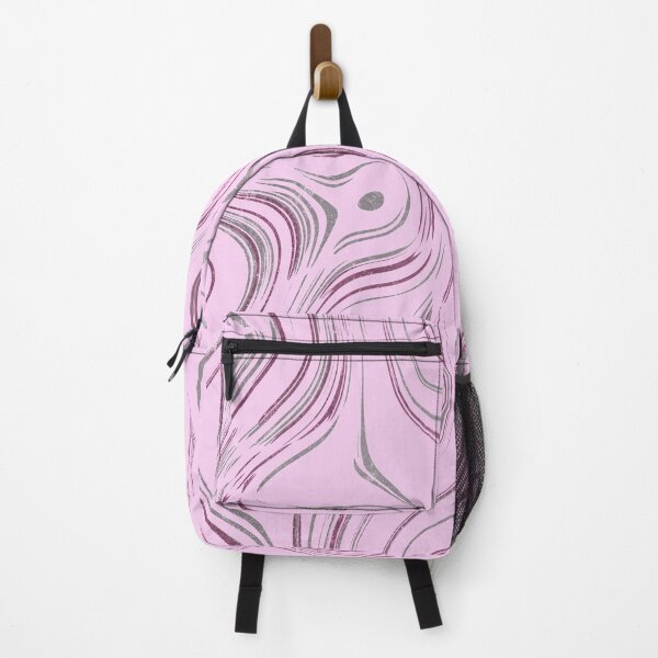 Item preview, Liquid Marble Swirls Pink Silver designed and sold by WisdomInspired.